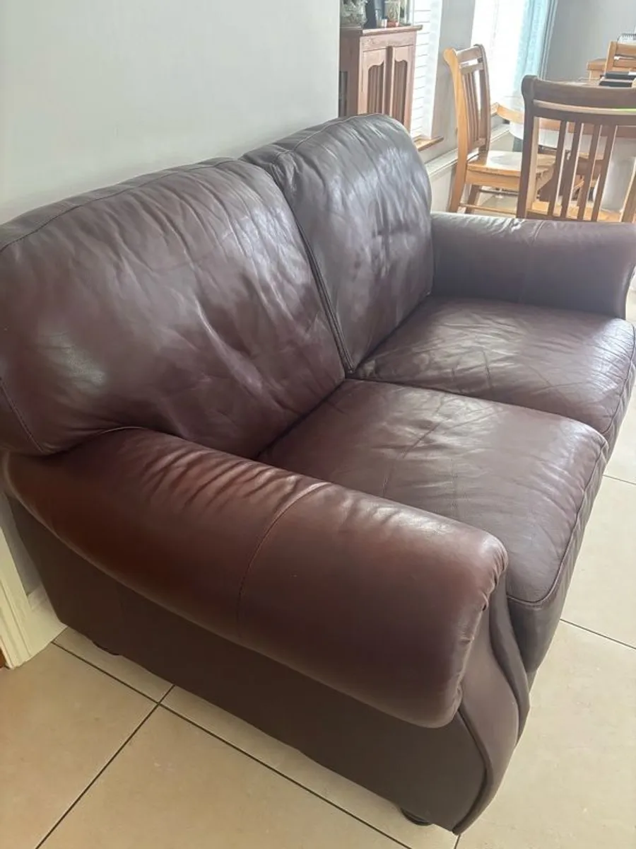 Leather Sofa - Image 2