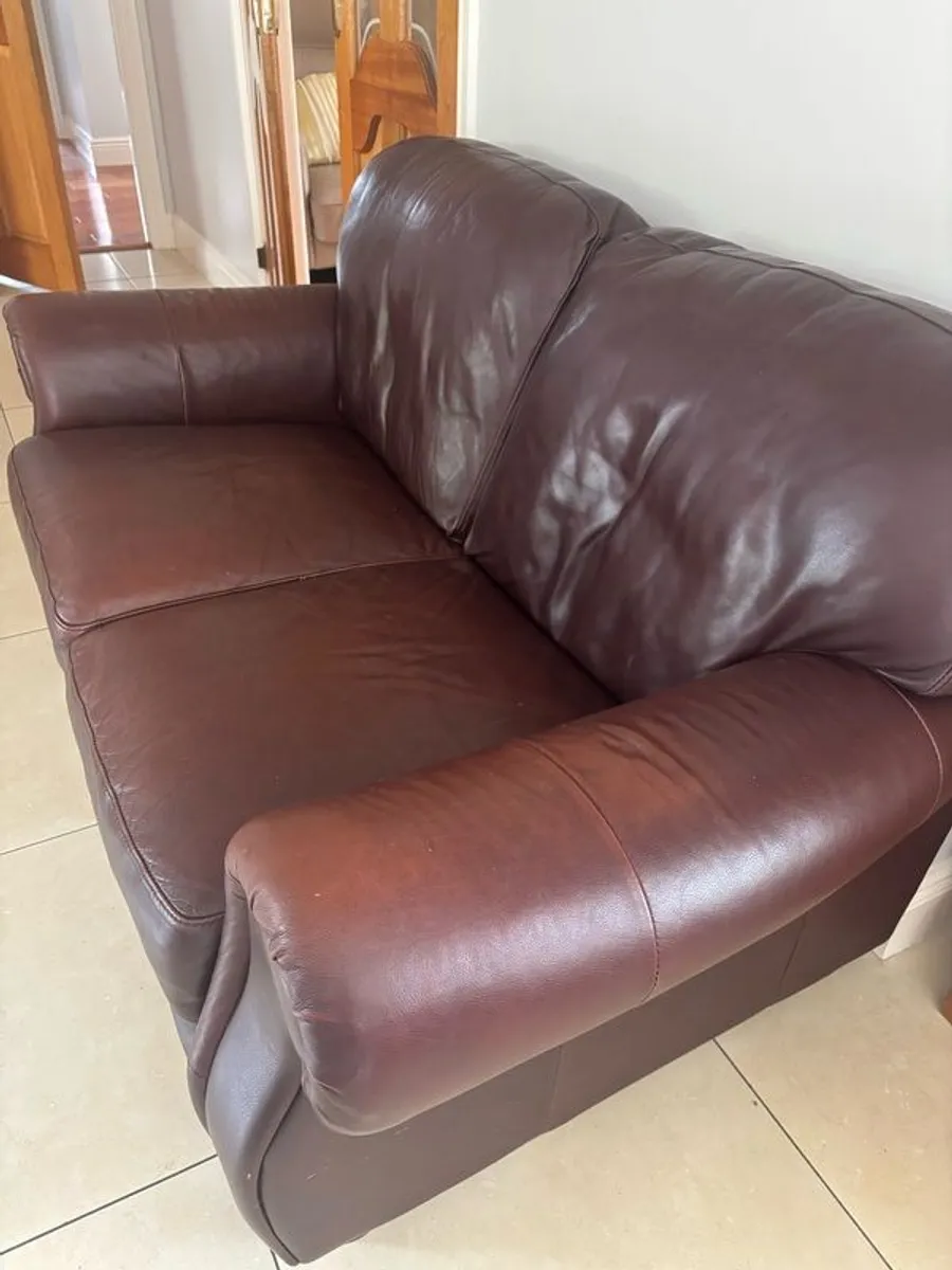 Leather Sofa - Image 3