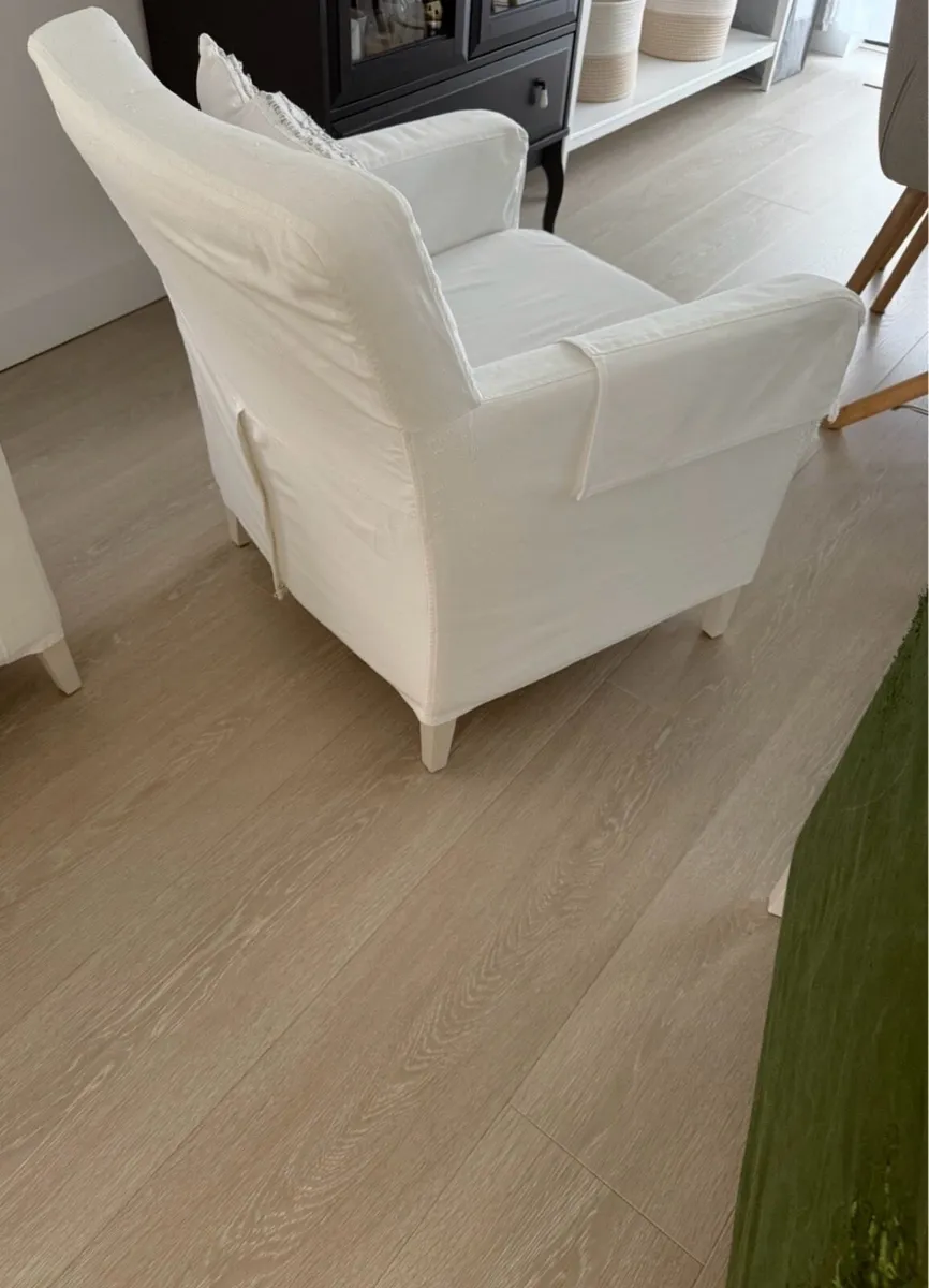2 x Ikea Armchairs- Removable and Washable Covers - Image 4