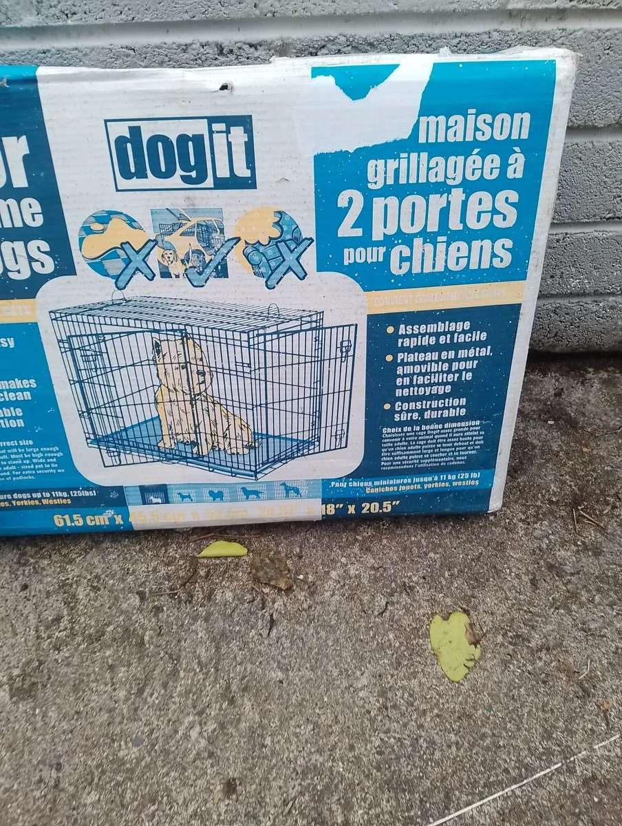 Indoor dog crate - Image 1