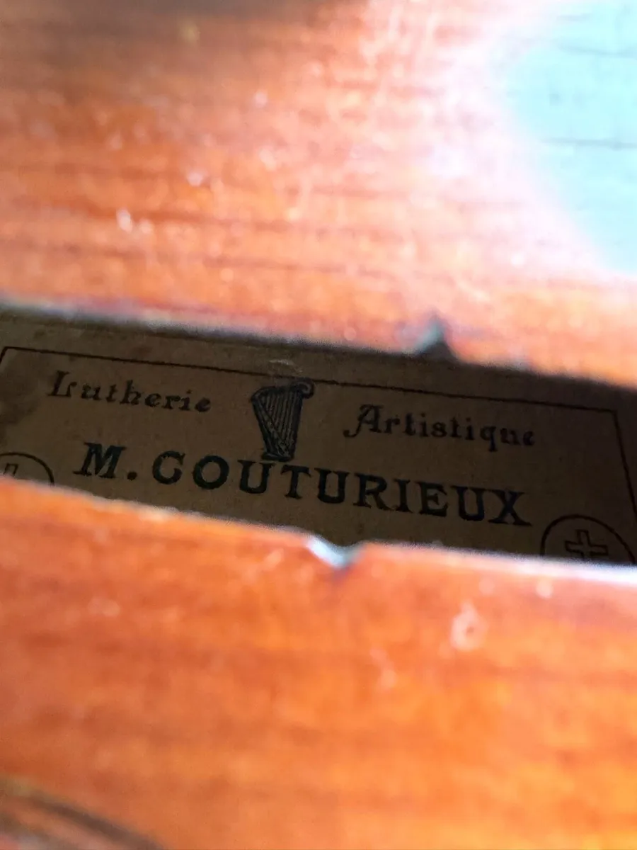 M Couturieux violin (4/4) - Image 3