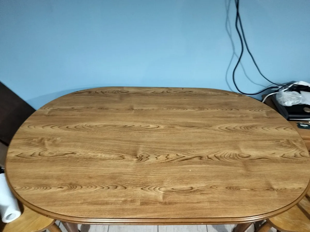 Large Wooden Dining Table - Image 2