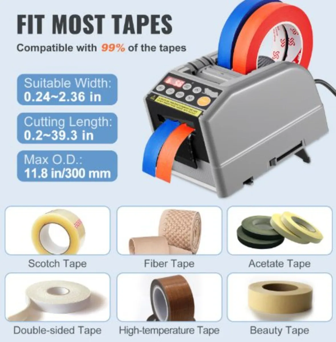 Zcut-9 Automatic Tape Dispenser Adhesive Electric - Image 2