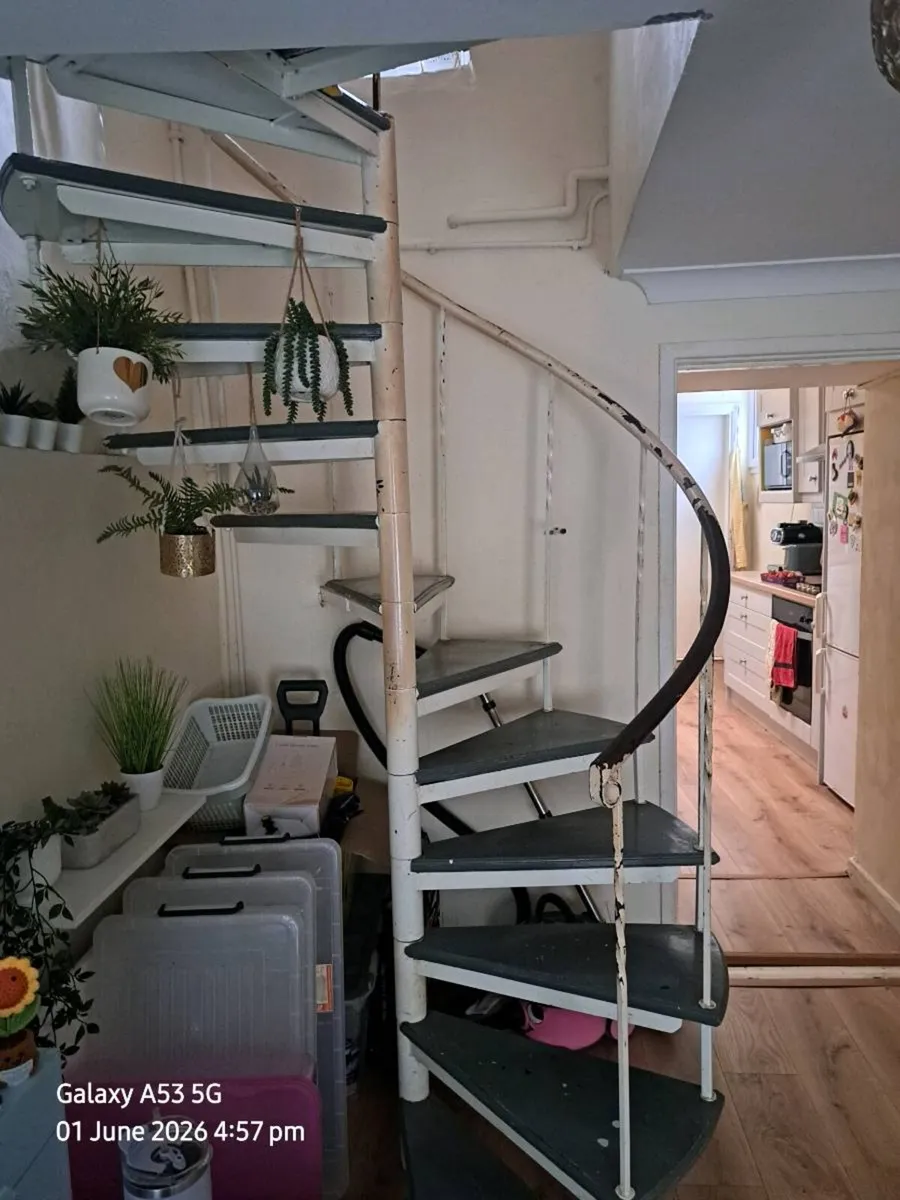 Wrought Iron Spiral Stairs - Image 1
