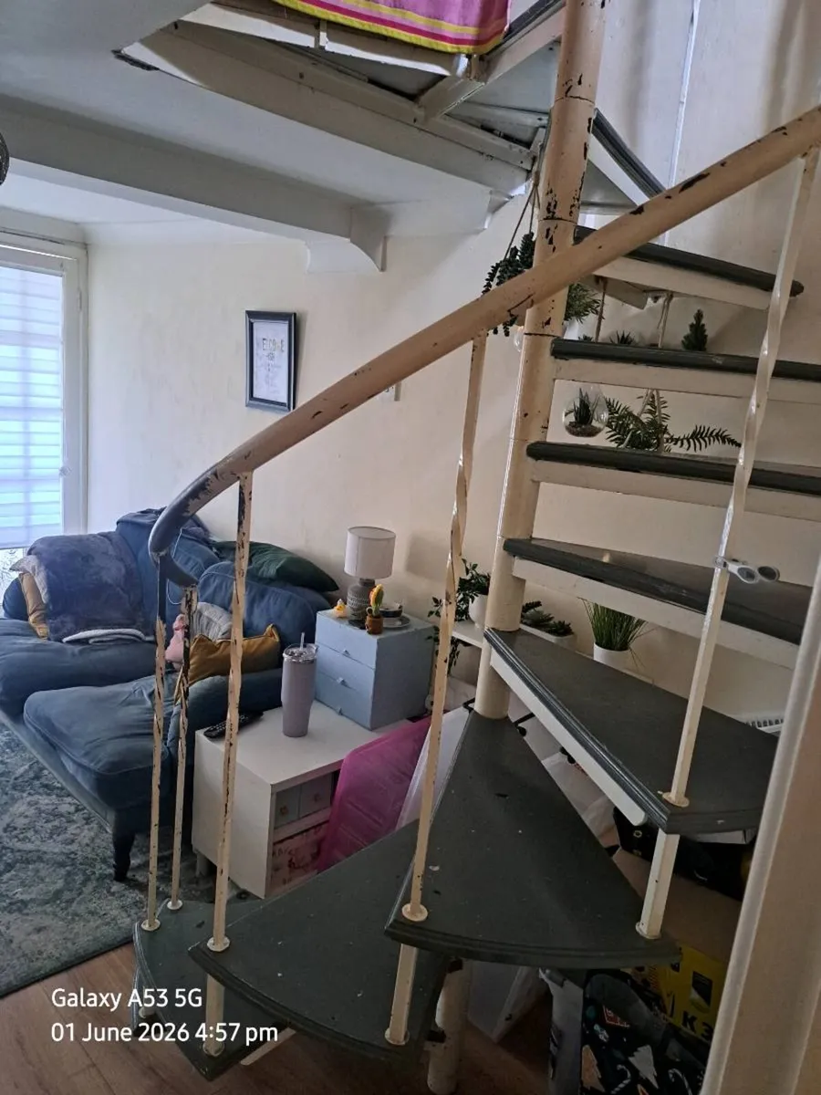 Wrought Iron Spiral Stairs - Image 2
