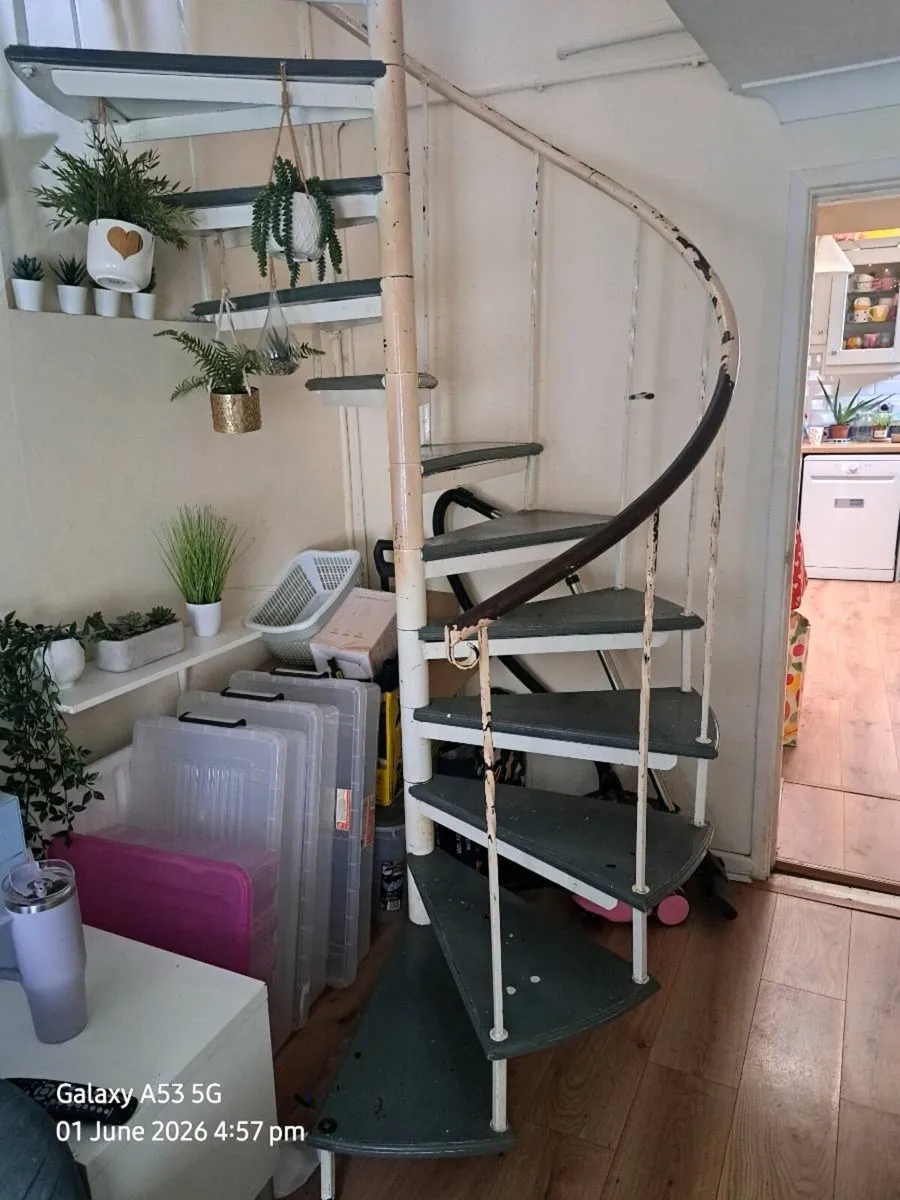 Wrought Iron Spiral Stairs - Image 3