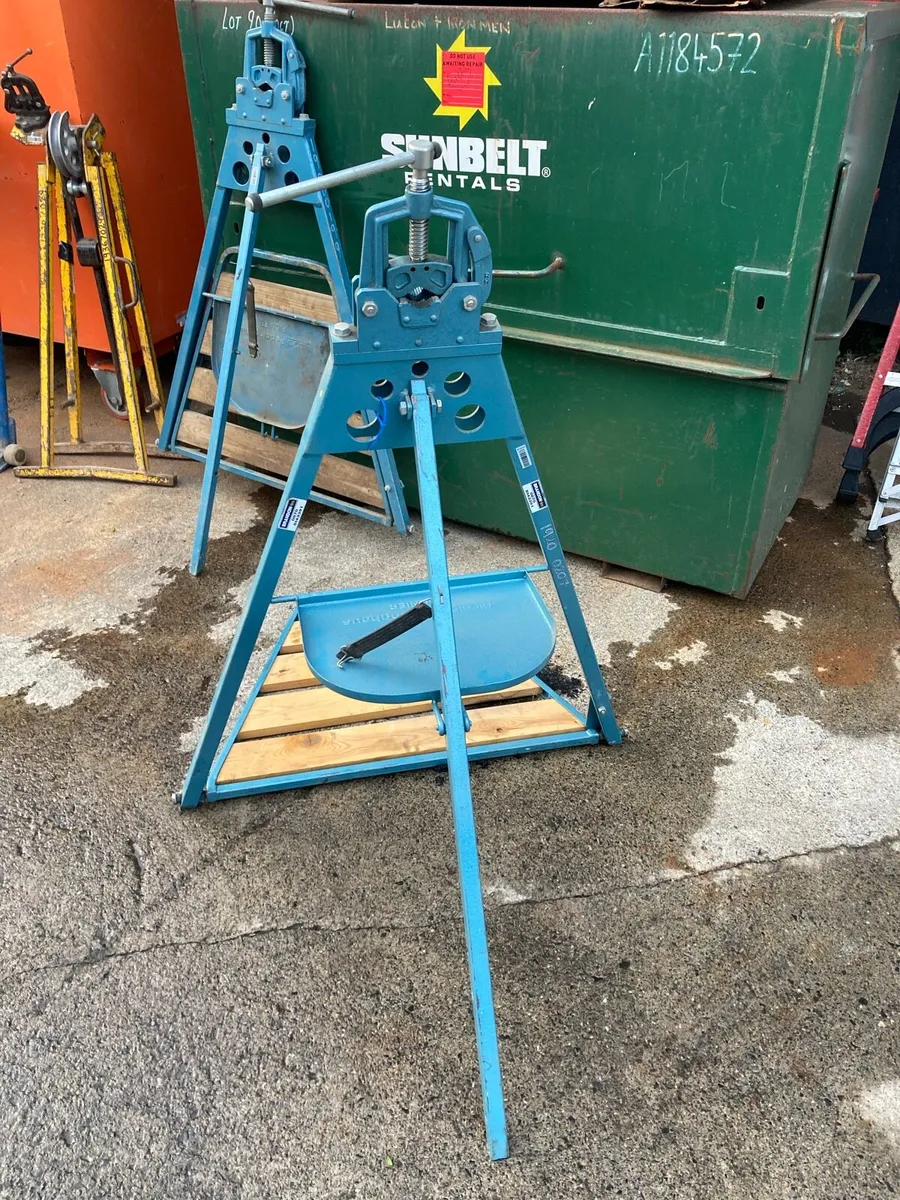 Ridgid Pionier Plumbers pipe stand for sale. - Image 4