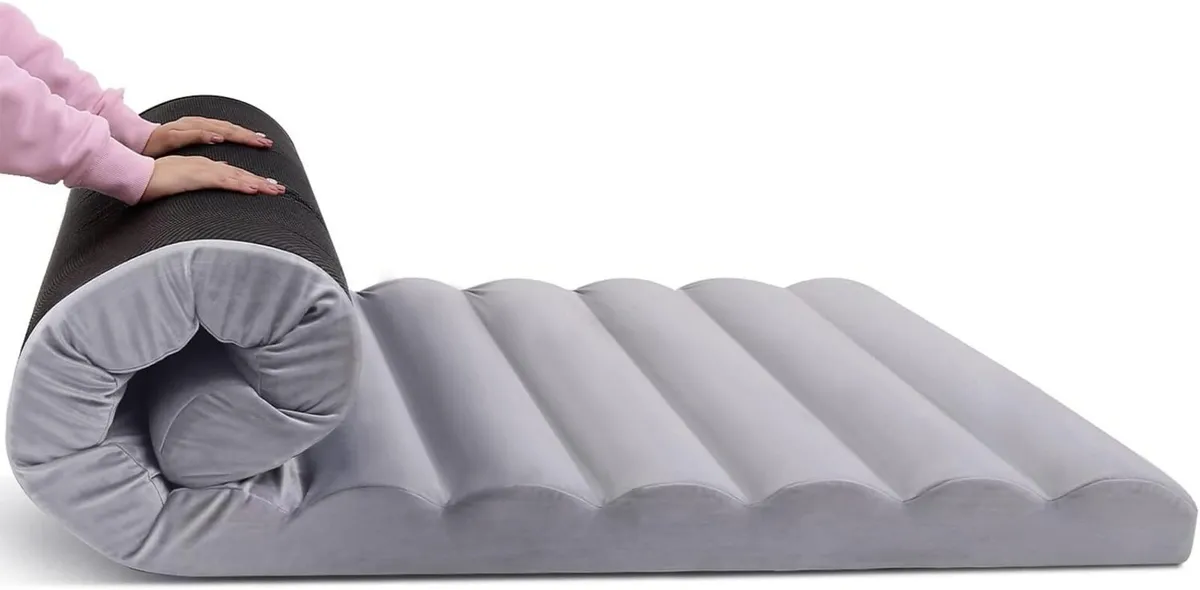 Roll Up Floor Mattress 190x90cm Single 10cm Thick - Image 1