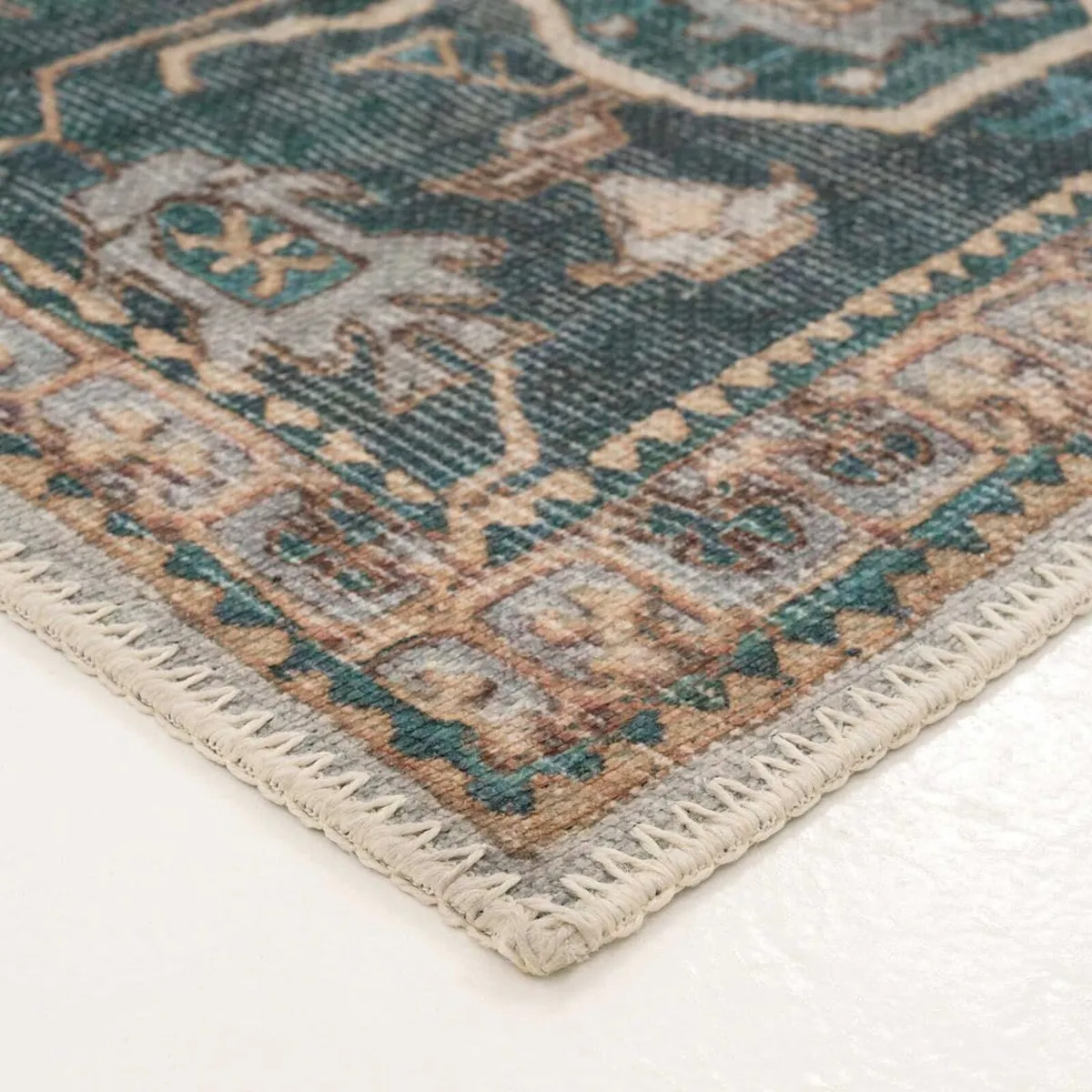 Classic Traditional Tribal Area Rug Machine - Image 4
