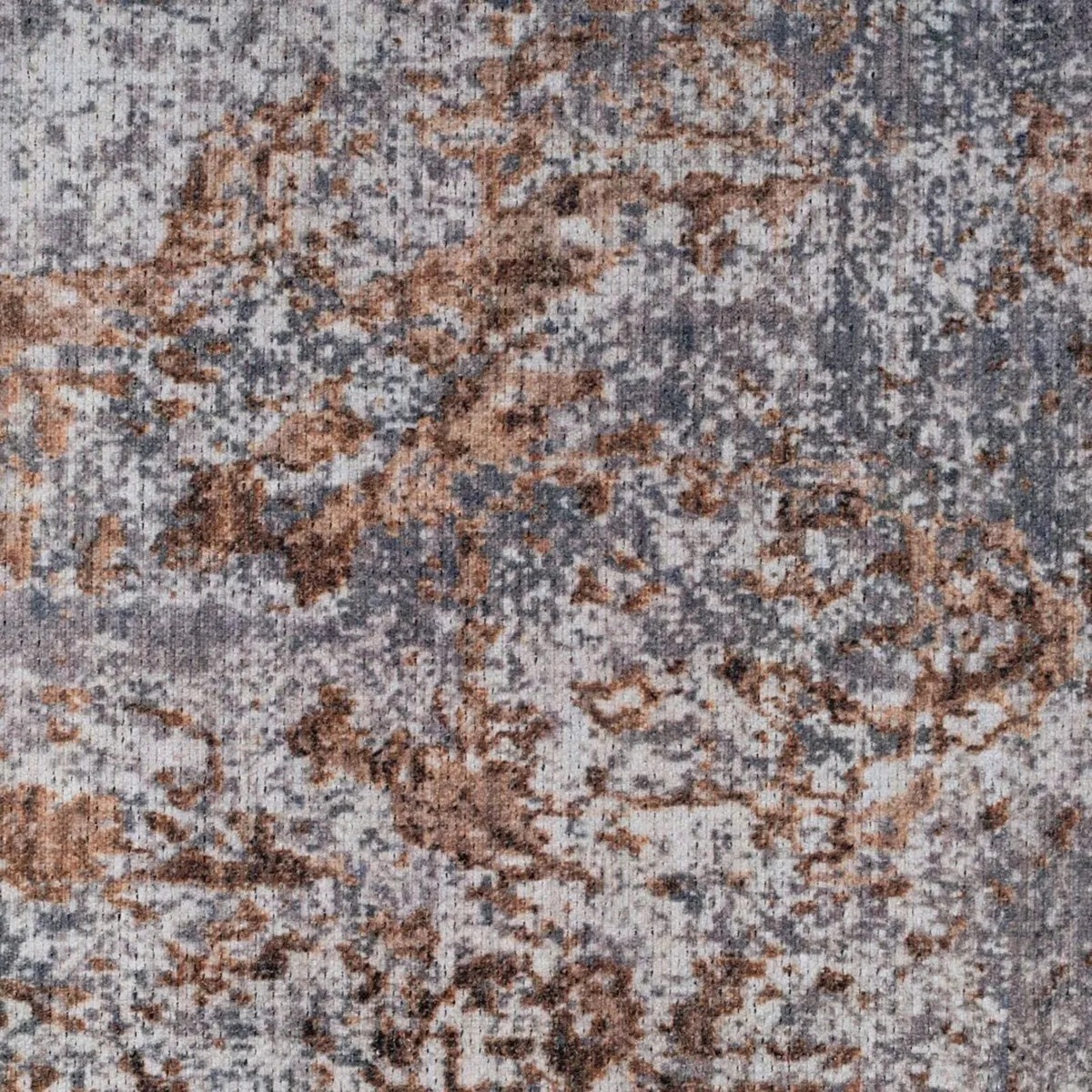 Modern Grey Abstract Washable Living Room Area - Image 3