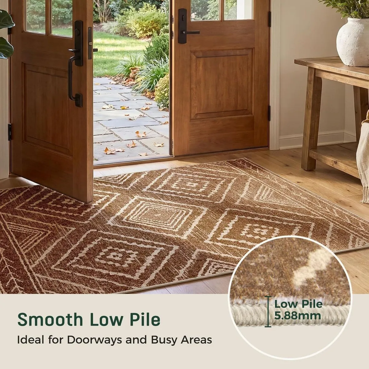 Machine Washable Rugs Living Room 90x150 cm - Image 3