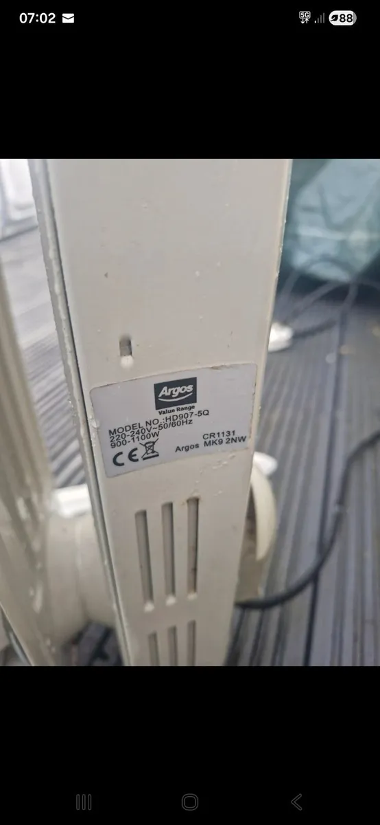 Electric oil filled radiator - Image 2