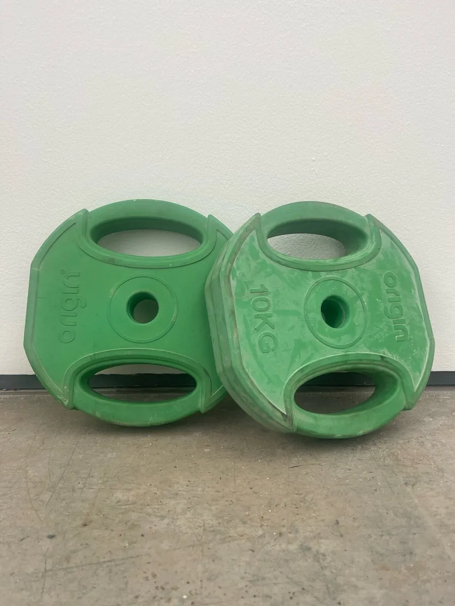 Weight plates 10kg x2 - Image 1