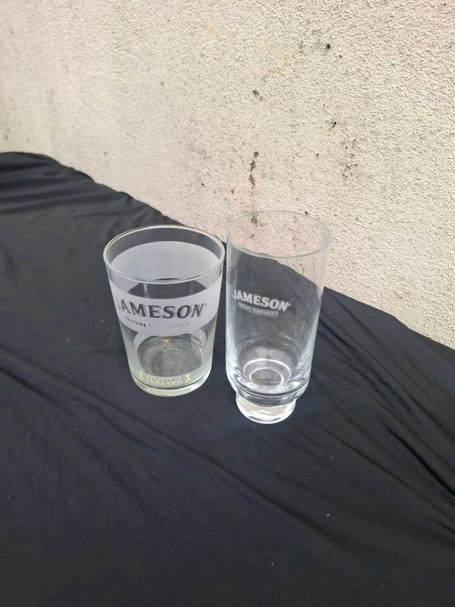 2 jameson whiskey glasses postage possible - Image 2