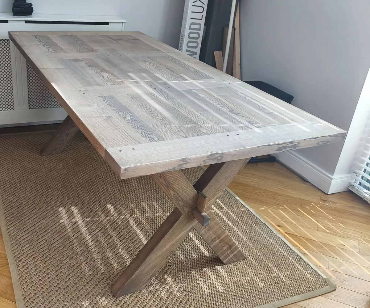 Horsen X Leg Dining Table - Image 1