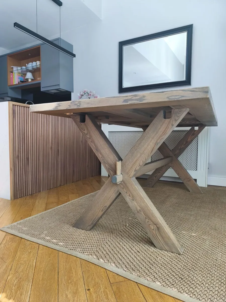 Horsen X Leg Dining Table - Image 3