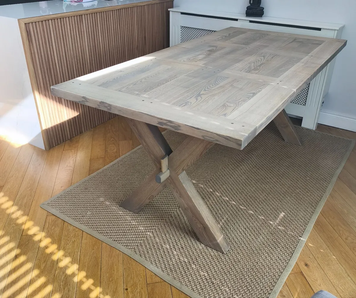 Horsen X Leg Dining Table - Image 4