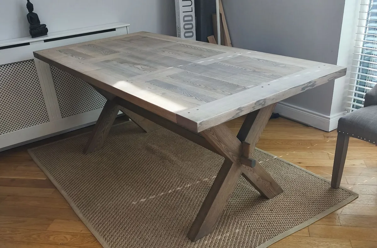 Horsen X Leg Dining Table - Image 2