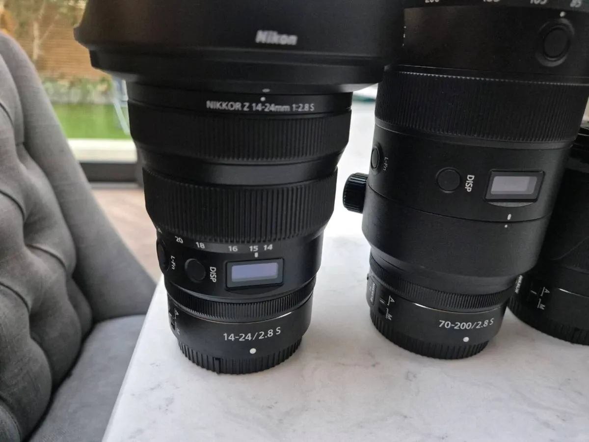 Nikon 85mm f1.8 14-24 F2.8, tripod , big lee set - Image 1