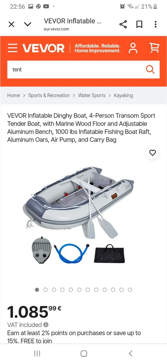 Inflatable dinghy boat - Image 3