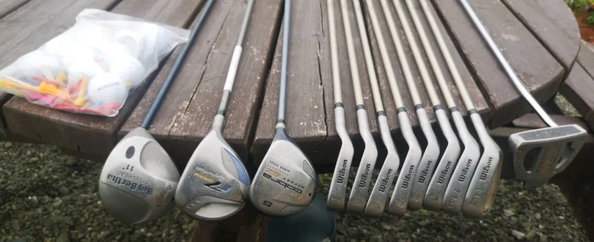 Ladies Set, 3 x woods, 8 x irons, putter & cartbag - Image 4