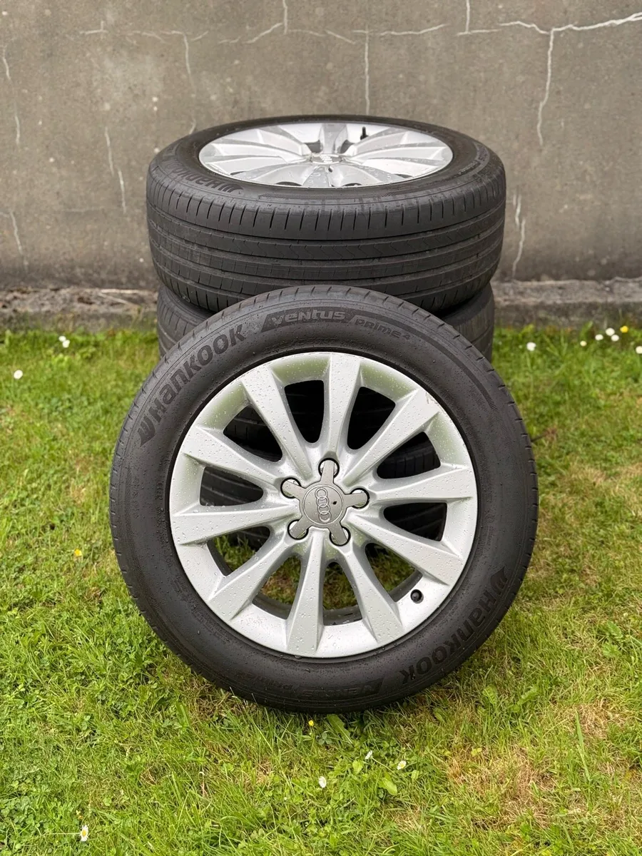 Audi alloys with tyres / Audi Grill - Image 1
