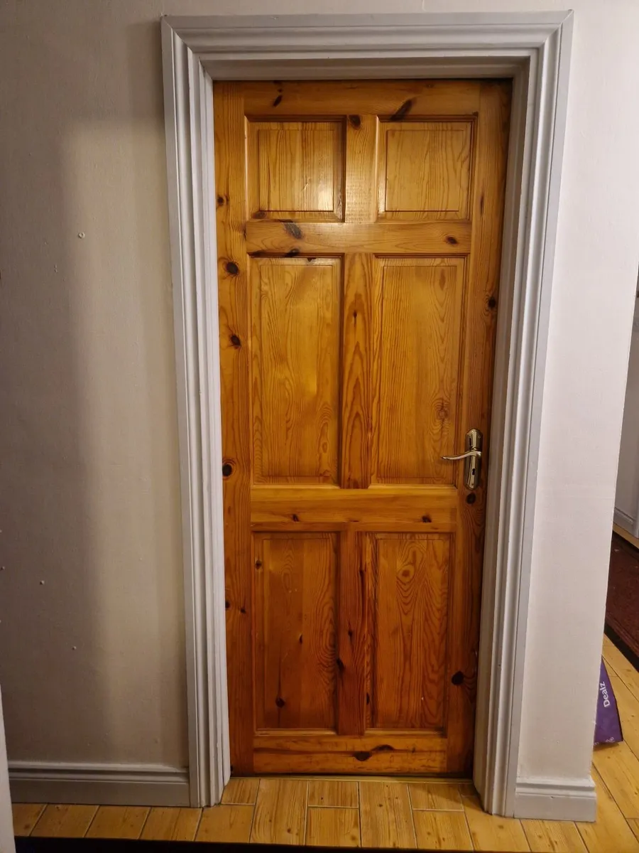 2 Solid Pine Doors...