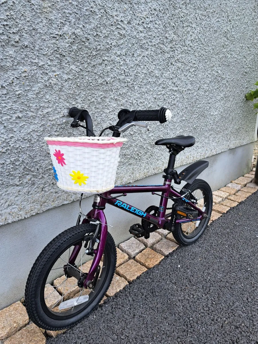 Raleigh Kids Mountain Bike 14” –  Like New - Image 3