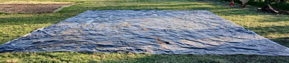 Large heavy duty tarpaulin cover
54 ft x 42ft - Image 1
