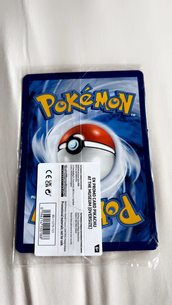 Pikachu at the museum promo card - Image 2