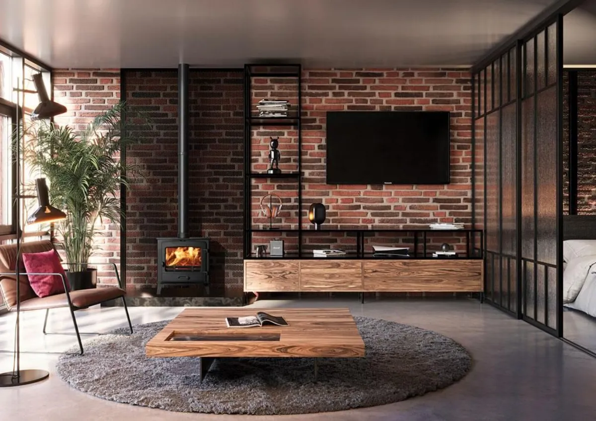 Stovax County 5 Wide Wood Burning Stove - Image 3