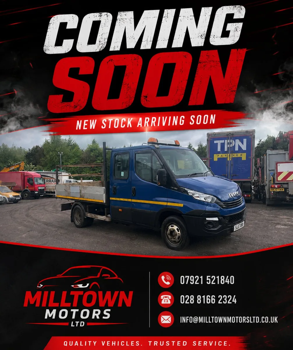 2017 Iveco Daily 50C15 Double Cab Dropside - Image 1
