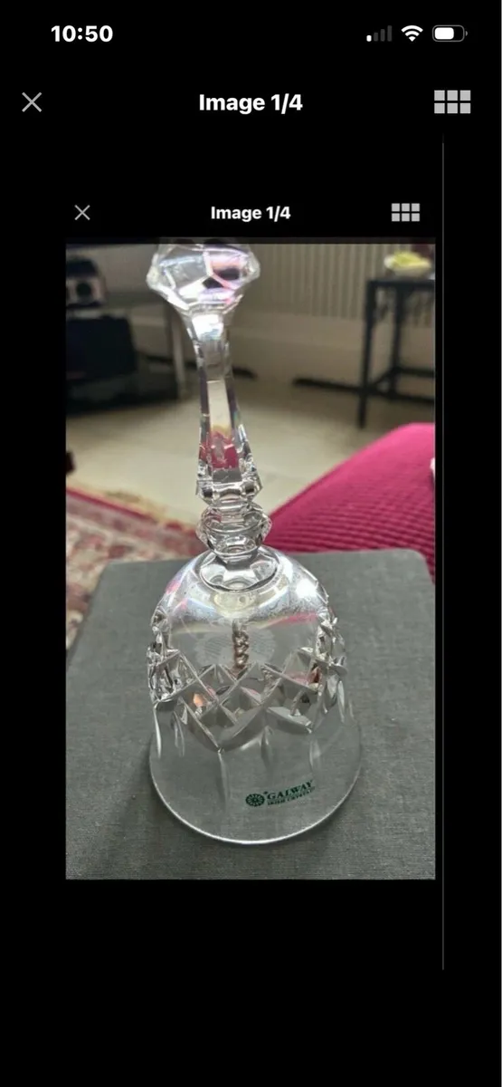 Galway Crystal Bell - Image 1