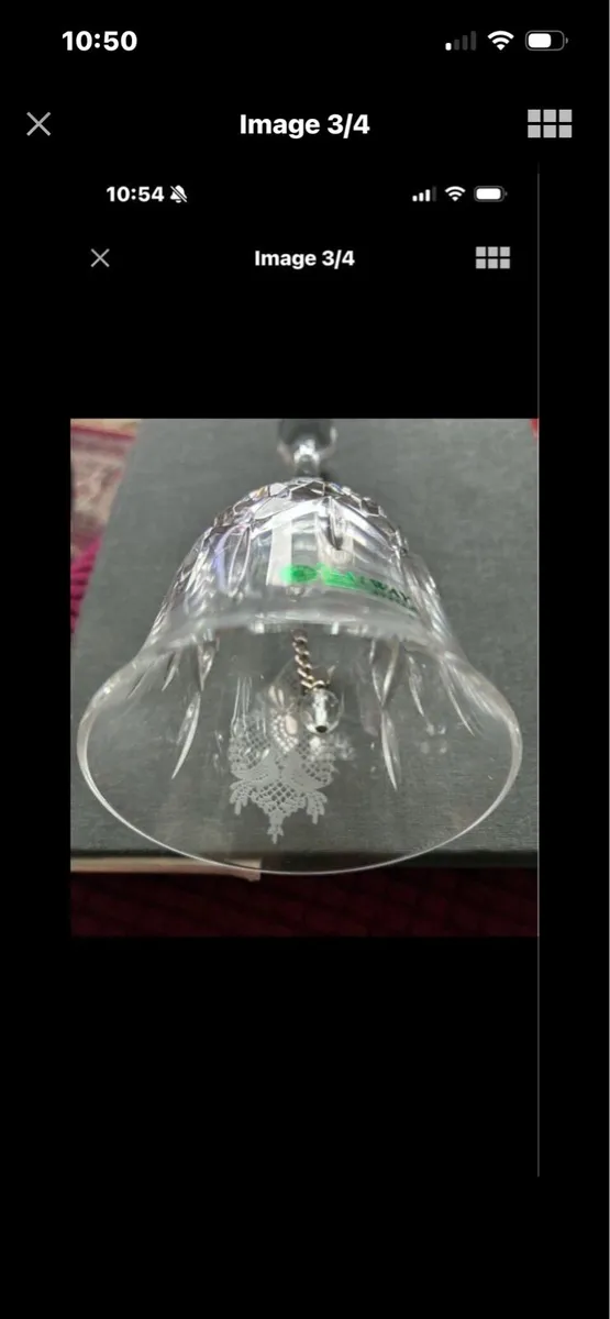 Galway Crystal Bell - Image 3