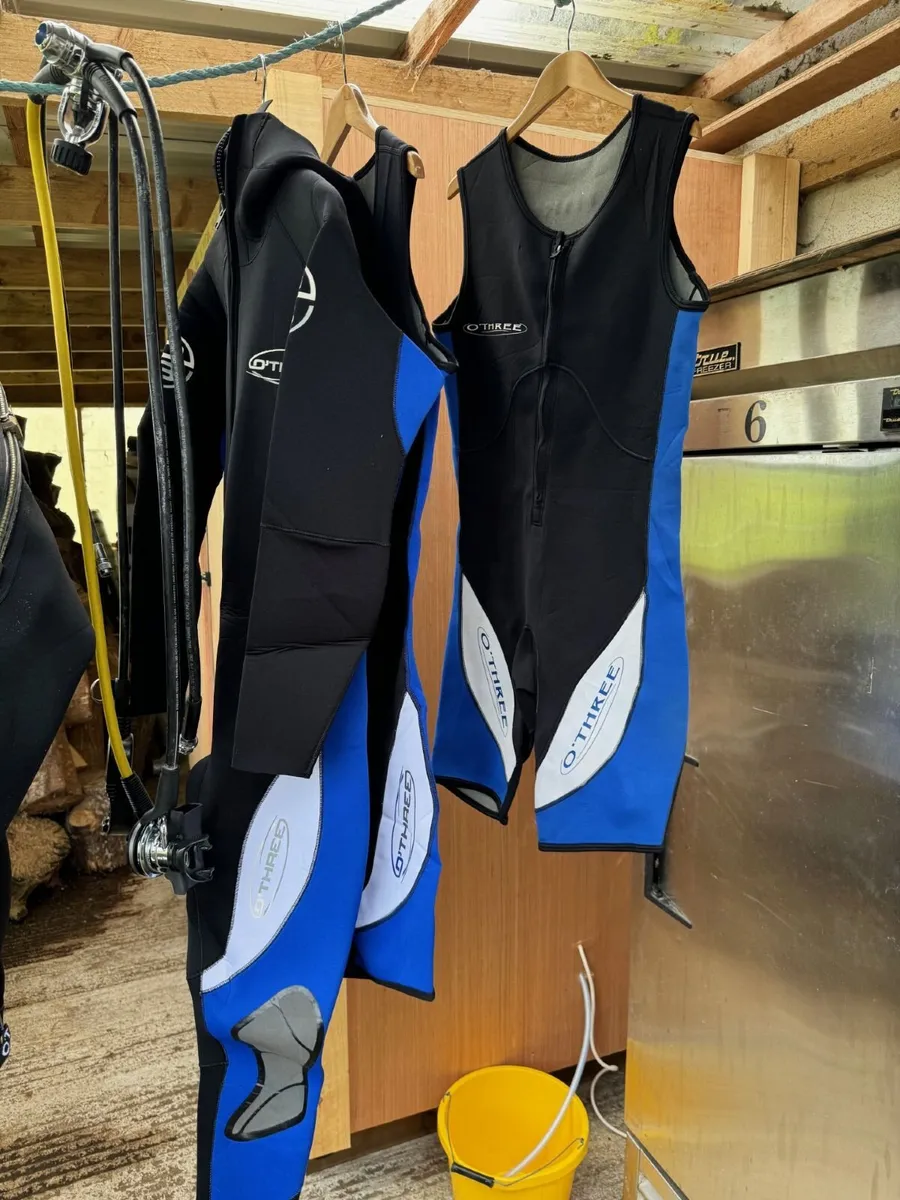 O'Three Cold water Diving Suit & gears - Image 3
