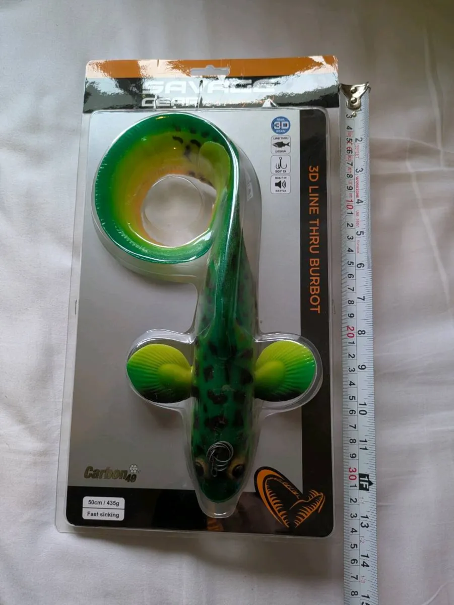 Pike Lures - SG Burbots, 3D Trout, Shads & Spoons - Image 3
