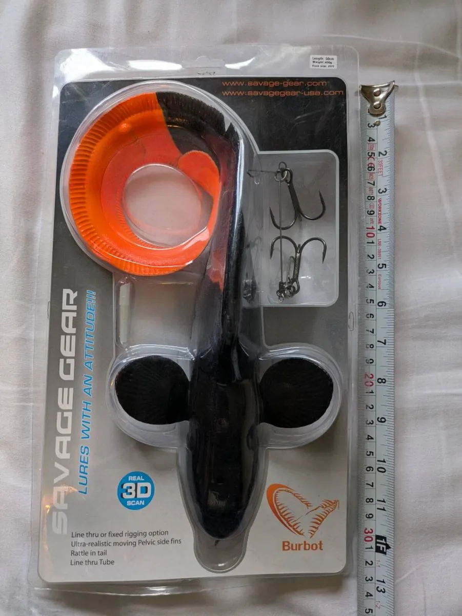 Pike Lures - SG Burbots, 3D Trout, Shads & Spoons - Image 2