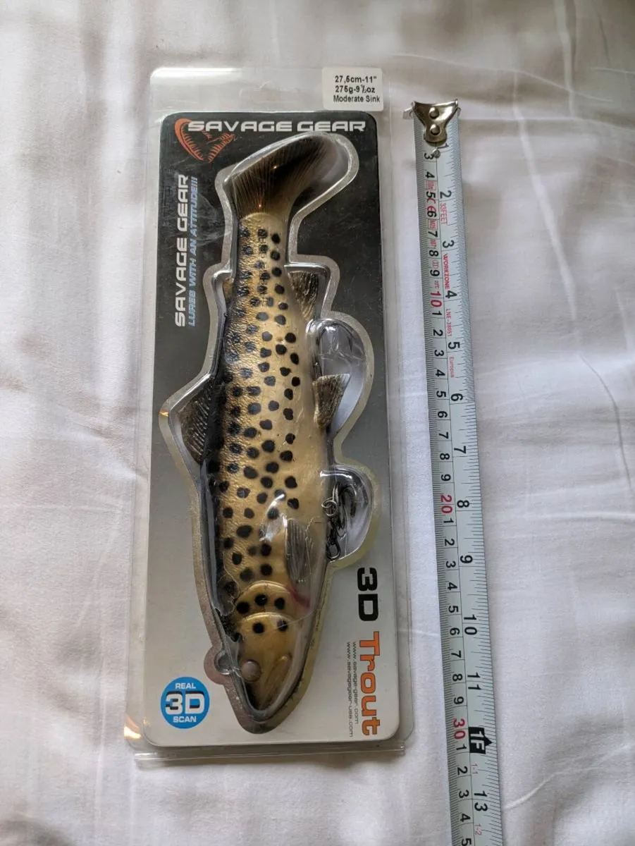 Pike Lures - SG Burbots, 3D Trout, Shads & Spoons - Image 4
