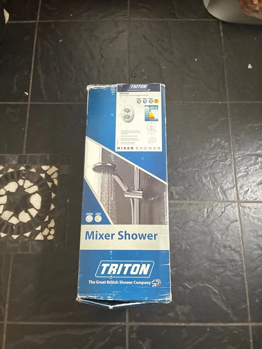 Triton kensey thermostatic dual control mixer show - Image 1