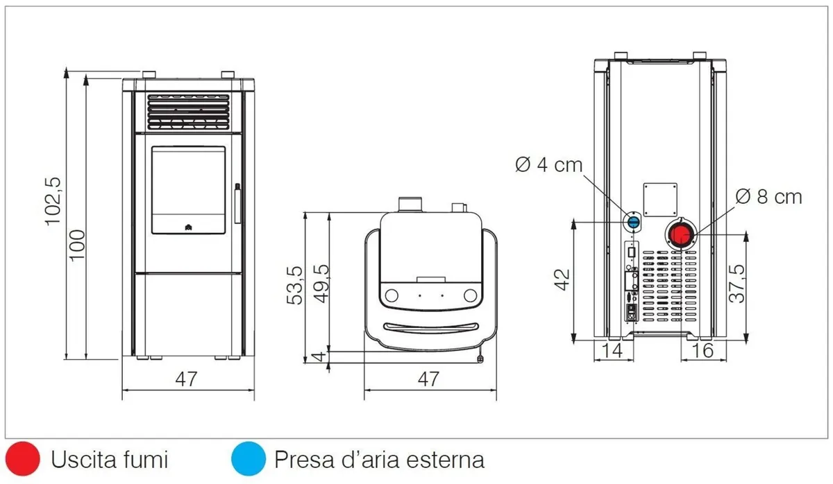 EDILKAMIN KLIK Pellet Stove - Image 3