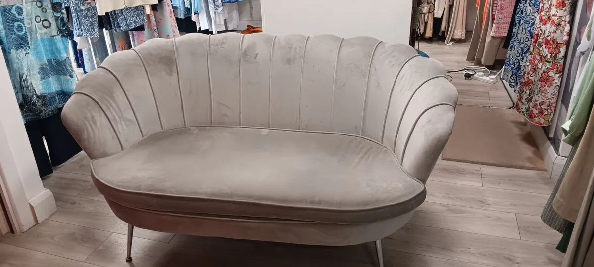 Soft grey Sofa - Image 1