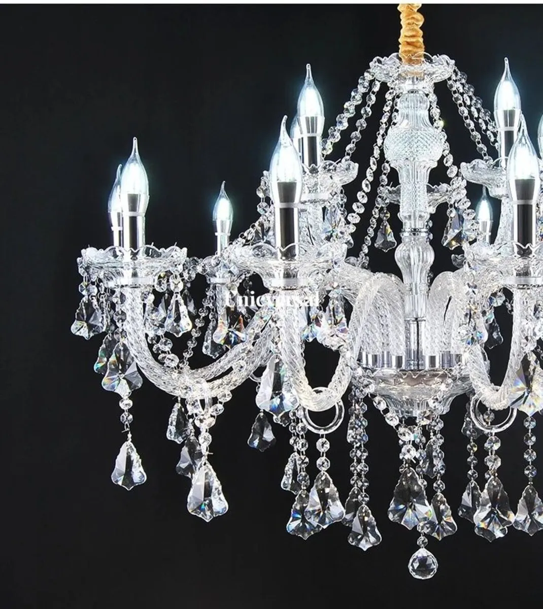 10 Light Elegant Crystal Chandelier for Home - Image 2