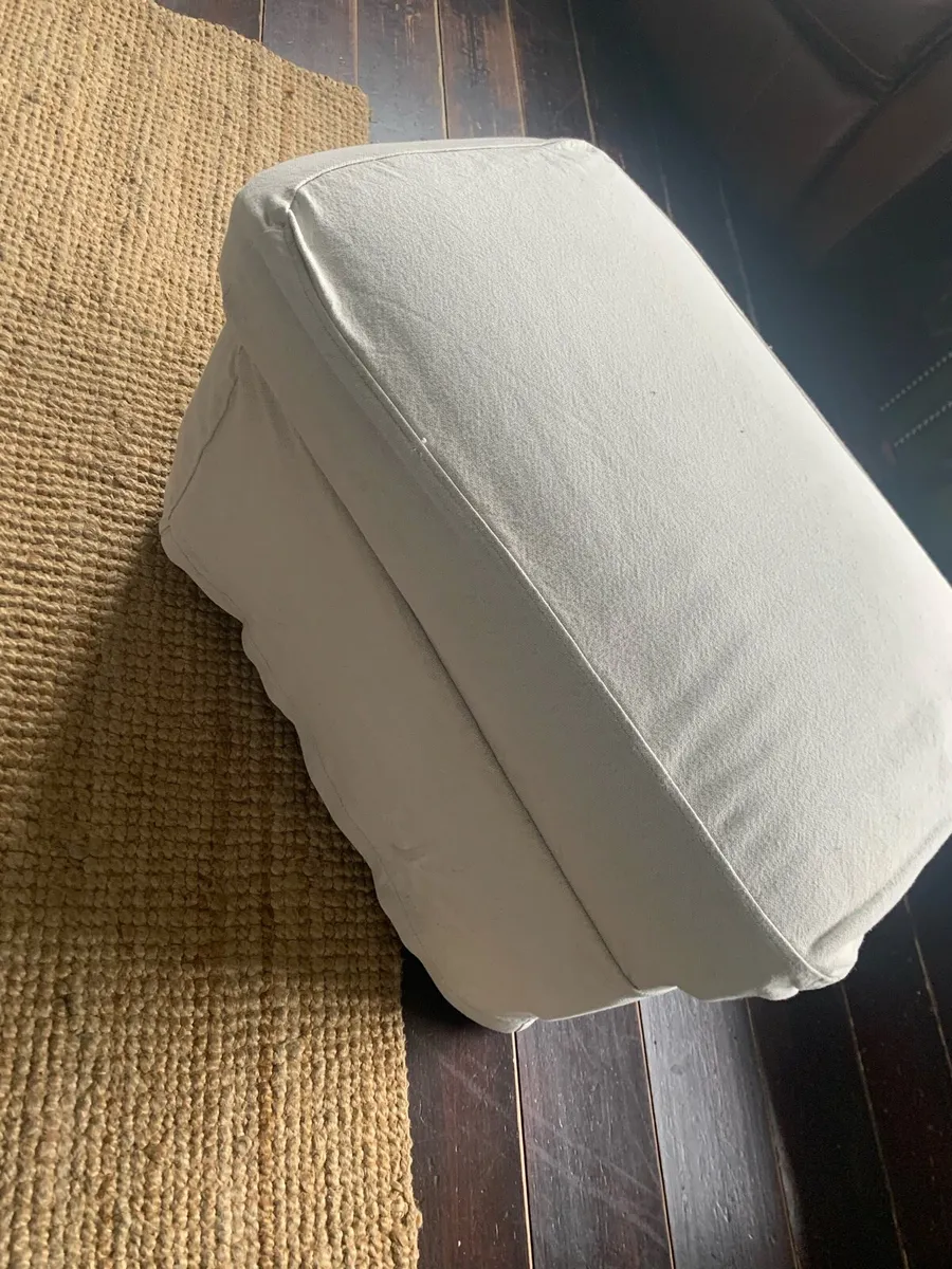 Ikea Strandmon FootStool with washable cover - Image 1