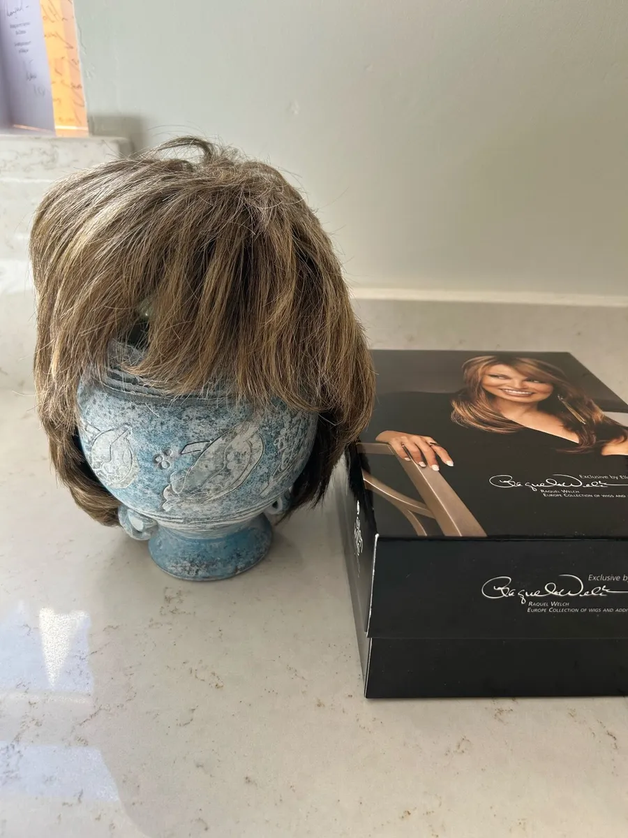 Raquel Welch Wig & Ellen Willie Hair Halo - Image 2