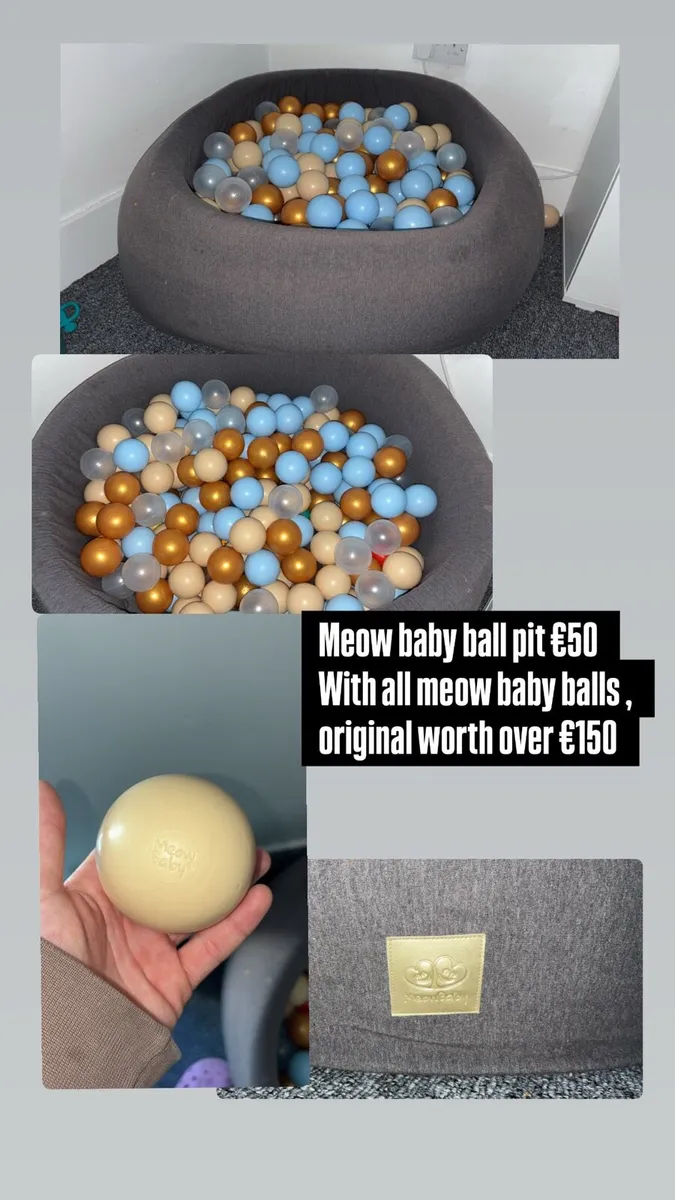 Meow baby ball pit