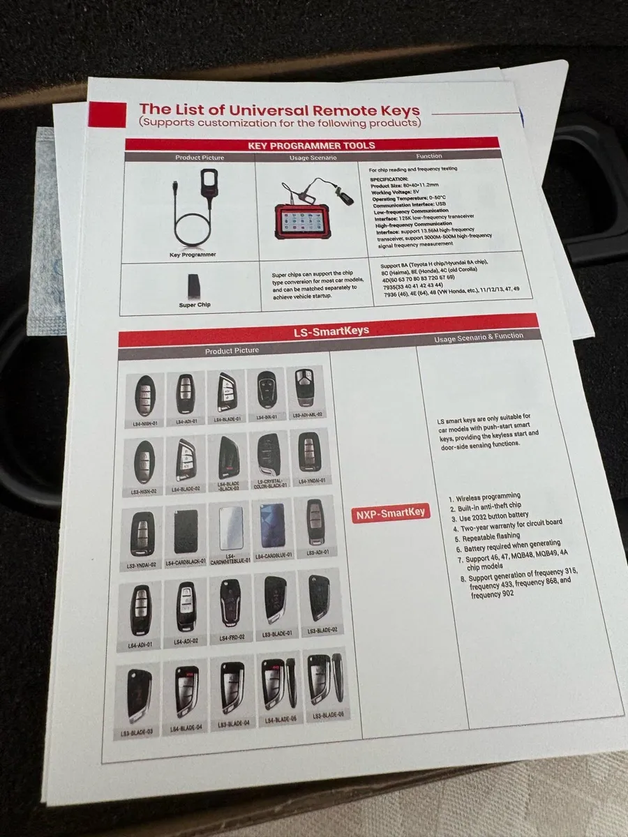 Launch x431 key programmer immo programming set - Image 3