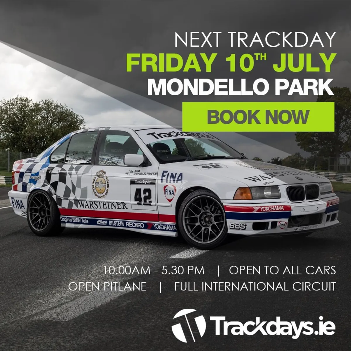 Next trackday: Friday 10th July. Mondello Park - Image 1