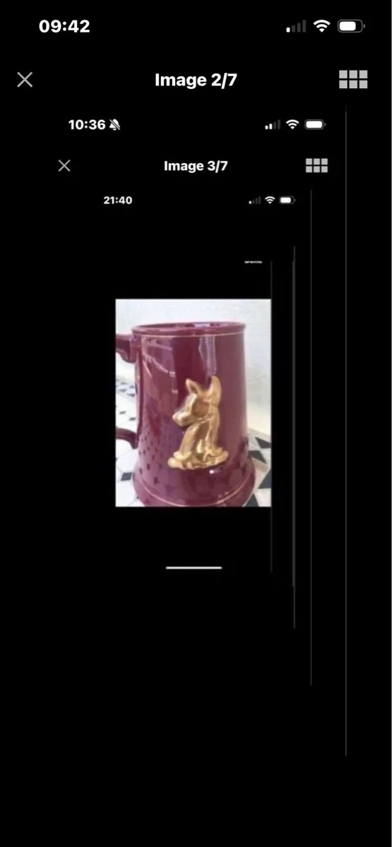 Rare 3 1/2 pint ceramic tankard - Image 2