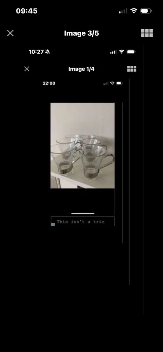 Rare Bailey’s Glasses with Metal Frame (6) - Image 3