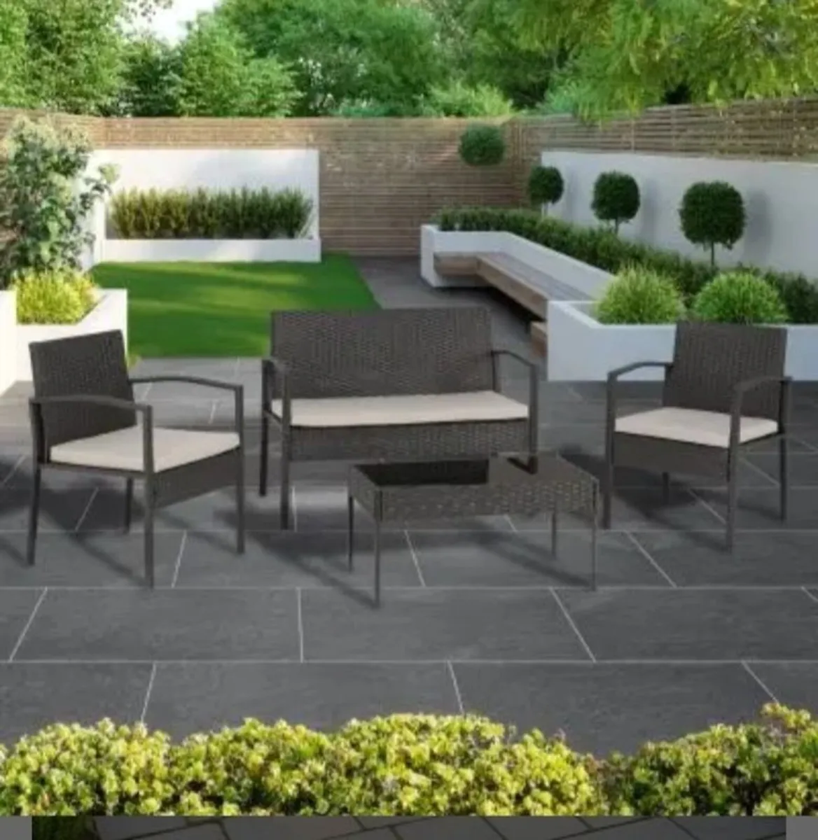 Cedar 4 Piece Garden Set - Image 1